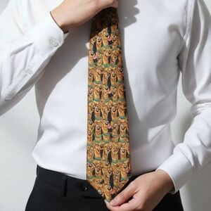 100% Silk Vintage Y2K Scooby Doo Tie From 2001
